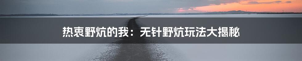 热衷野炕的我:无针野炕玩法大揭秘
