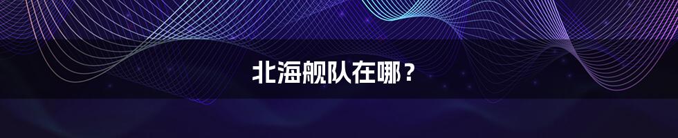 北海舰队在哪?