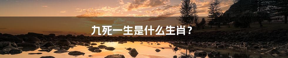 九死一生是什么生肖?