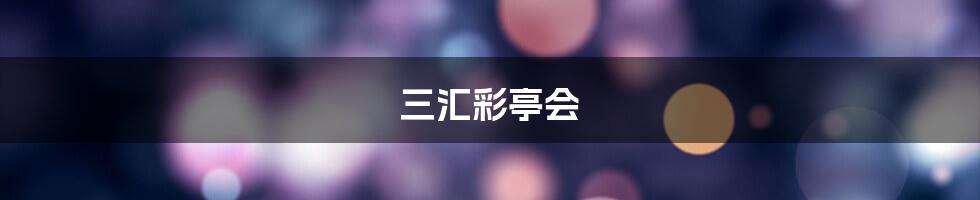 三汇彩亭会