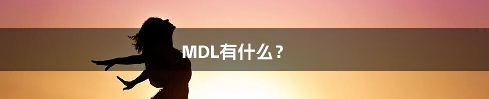 MDL有什么?