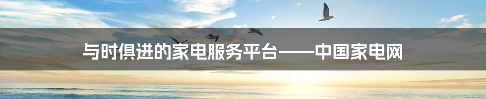 与时俱进的家电服务平台——中国家电网