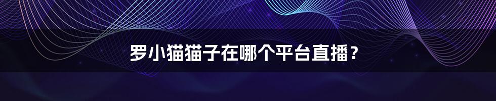 罗小猫猫子在哪个平台直播?