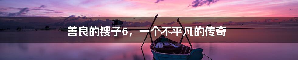 善良的锼子6,一个不平凡的传奇