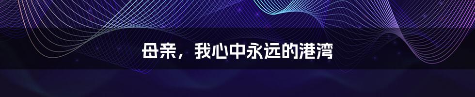 母亲,我心中永远的港湾