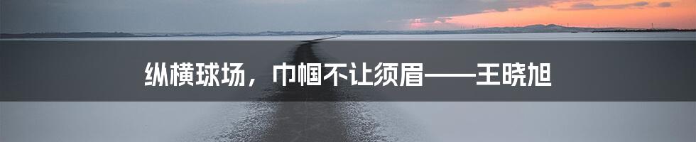 纵横球场，巾帼不让须眉——王晓旭
