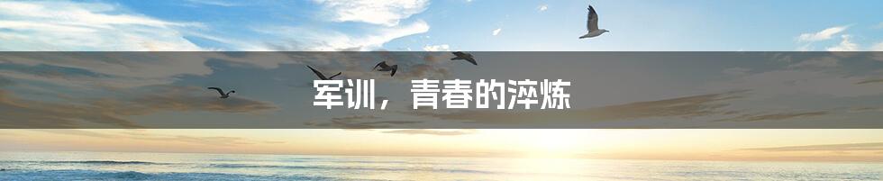 军训,青春的淬炼