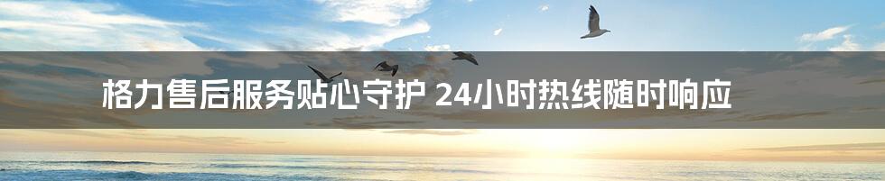 格力售后服务贴心守护 24小时热线随时响应