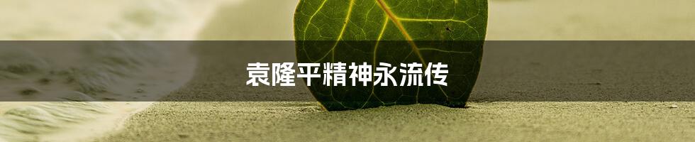 袁隆平精神永流传