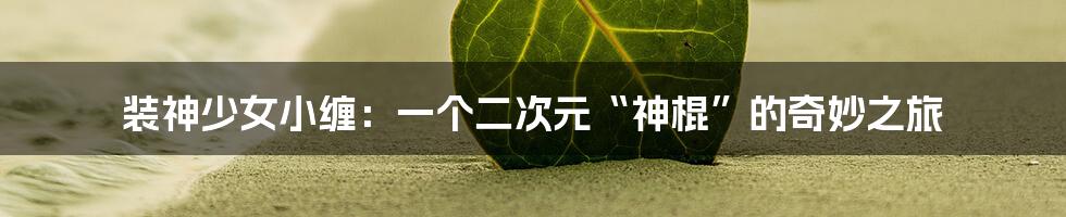 装神少女小缠:一个二次元“神棍”的奇妙之旅