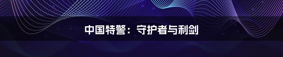 中国特警:守护者与利剑
