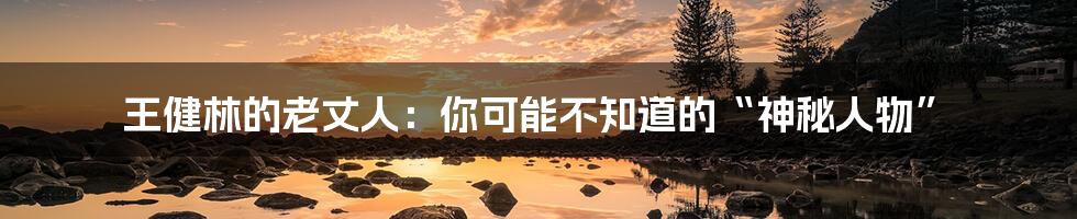 王健林的老丈人:你可能不知道的“神秘人物”