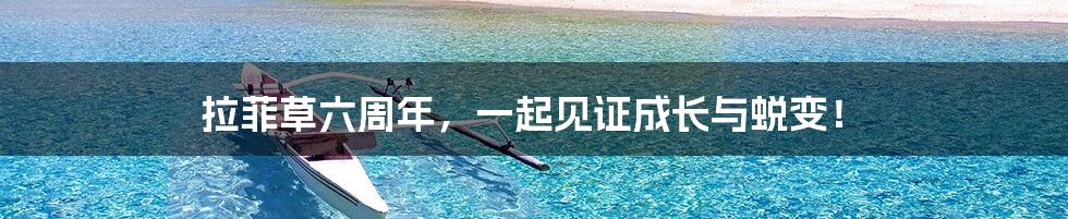 拉菲草六周年,一起见证成长与蜕变!