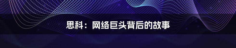 思科:网络巨头背后的故事
