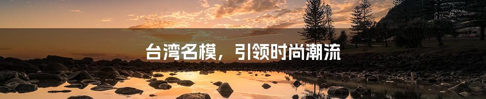 台湾名模,引领时尚潮流