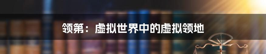 领第:虚拟世界中的虚拟领地