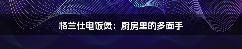格兰仕电饭煲:厨房里的多面手