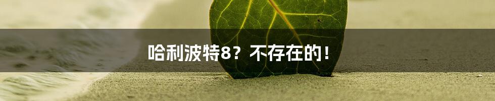 哈利波特8?不存在的!