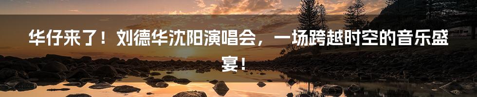 华仔来了!刘德华沈阳演唱会,一场跨越时空的音乐盛宴!