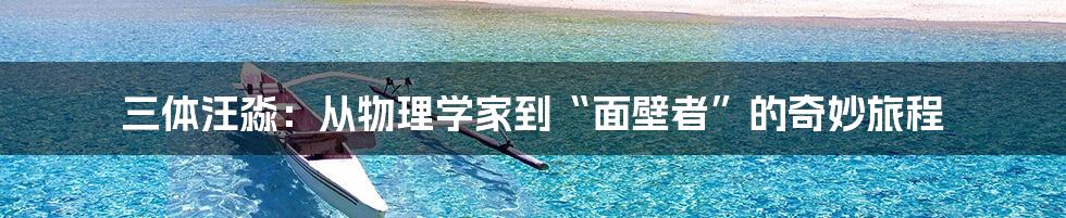 三体汪淼:从物理学家到“面壁者”的奇妙旅程