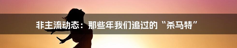 非主流动态:那些年我们追过的“杀马特”
