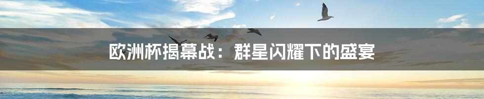 欧洲杯揭幕战:群星闪耀下的盛宴