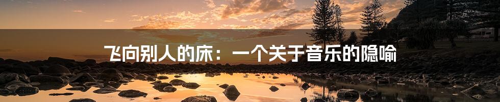飞向别人的床:一个关于音乐的隐喻