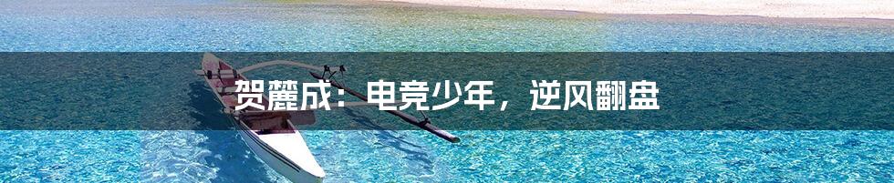 贺麓成:电竞少年,逆风翻盘