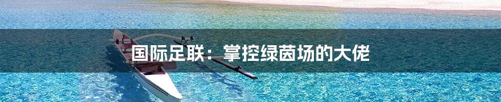 国际足联:掌控绿茵场的大佬