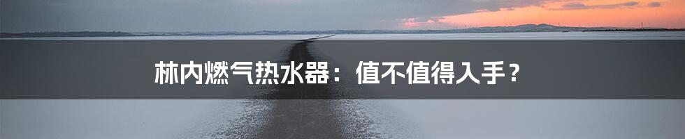 林内燃气热水器:值不值得入手?