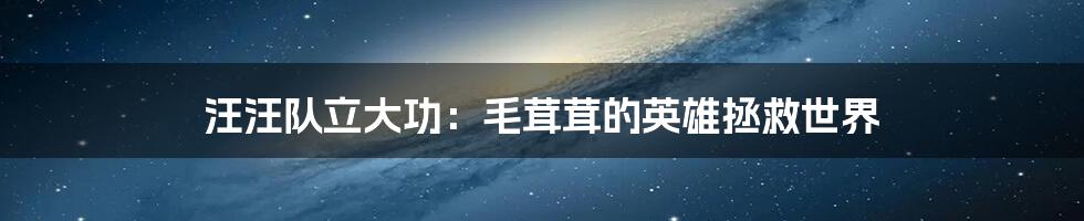 汪汪队立大功:毛茸茸的英雄拯救世界