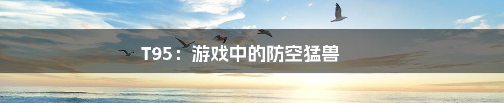 T95：游戏中的防空猛兽