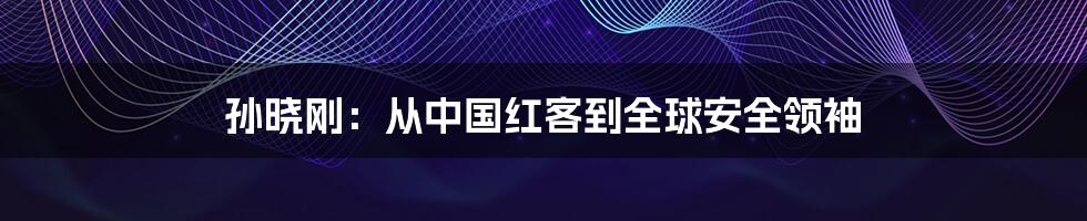 孙晓刚:从中国红客到全球安全领袖