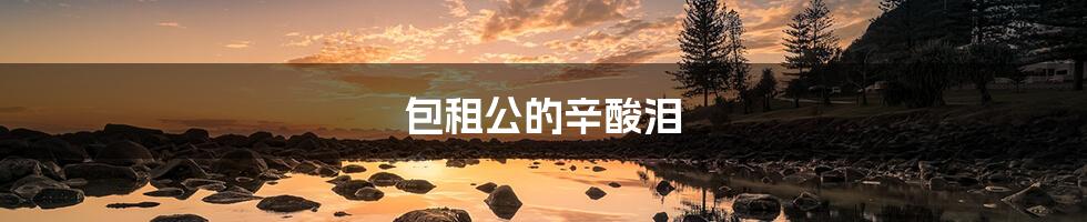 包租公的辛酸泪