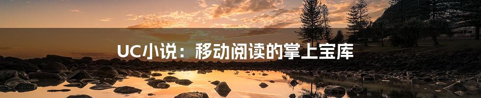 UC小说：移动阅读的掌上宝库