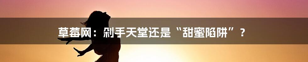 草莓网:剁手天堂还是“甜蜜陷阱”?