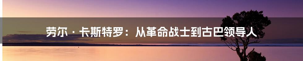 劳尔·卡斯特罗:从革命战士到古巴领导人
