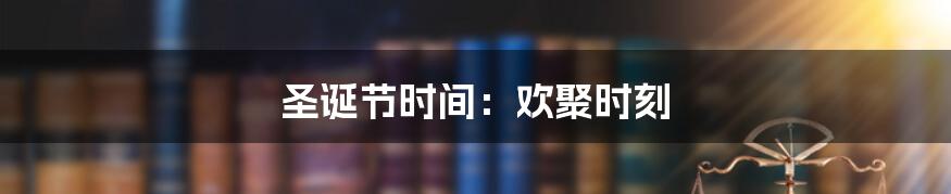 圣诞节时间:欢聚时刻