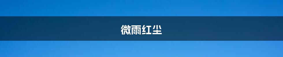 微雨红尘