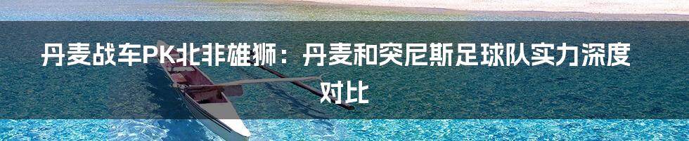 丹麦战车PK北非雄狮：丹麦和突尼斯足球队实力深度对比