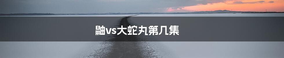 鼬vs大蛇丸第几集
