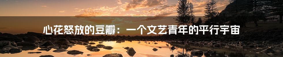 心花怒放的豆瓣:一个文艺青年的平行宇宙