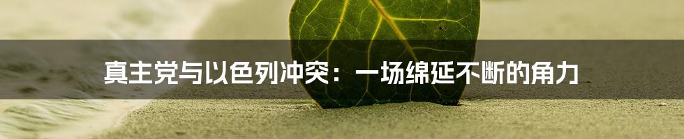 真主党与以色列冲突:一场绵延不断的角力