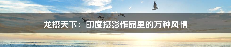 龙摄天下:印度摄影作品里的万种风情