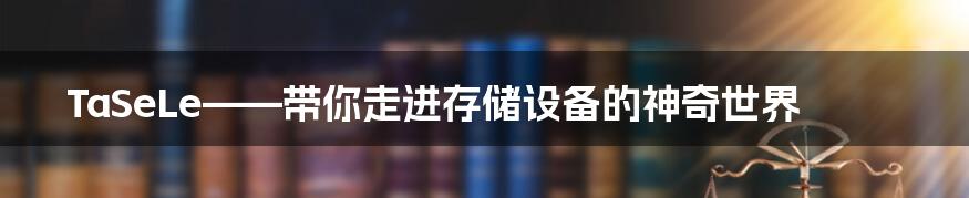 TaSeLe——带你走进存储设备的神奇世界