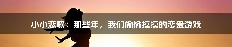 小小恋歌:那些年,我们偷偷摸摸的恋爱游戏
