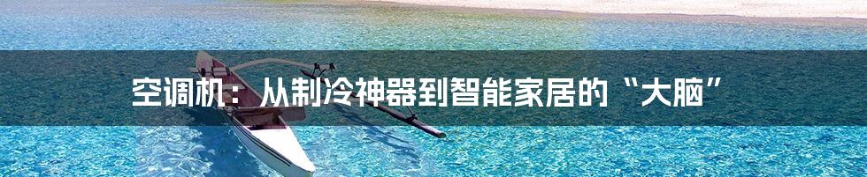 空调机:从制冷神器到智能家居的“大脑”