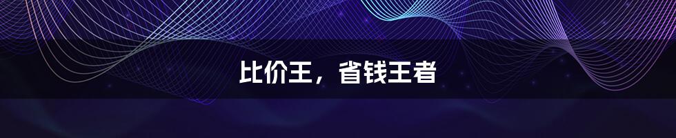 比价王,省钱王者
