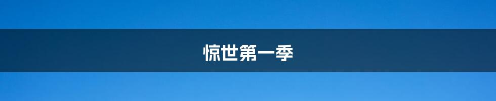 惊世第一季