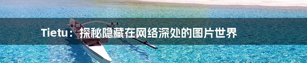 Tietu:探秘隐藏在网络深处的图片世界